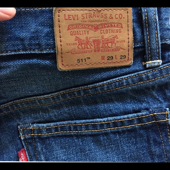 Levi’s Cut-off Jean Shorts 29 - Picture 6 of 8